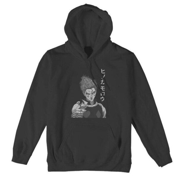 Hunter x Hunter Hoodie Hisoka Schwarz und Weiß